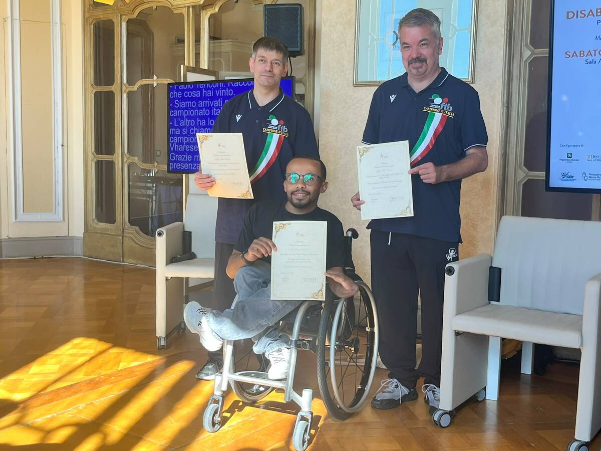 Disabilità e sport nel cuore, il sogno di Roberto Bof diventa realtà a Ville Ponti