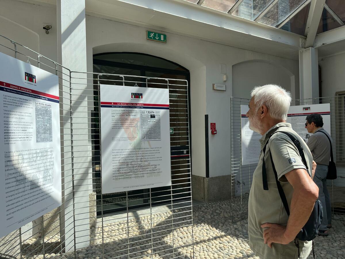 Inaugurata a Villa Mirabello la mostra “1946 Le donne italiane conquistano il diritto di voto”