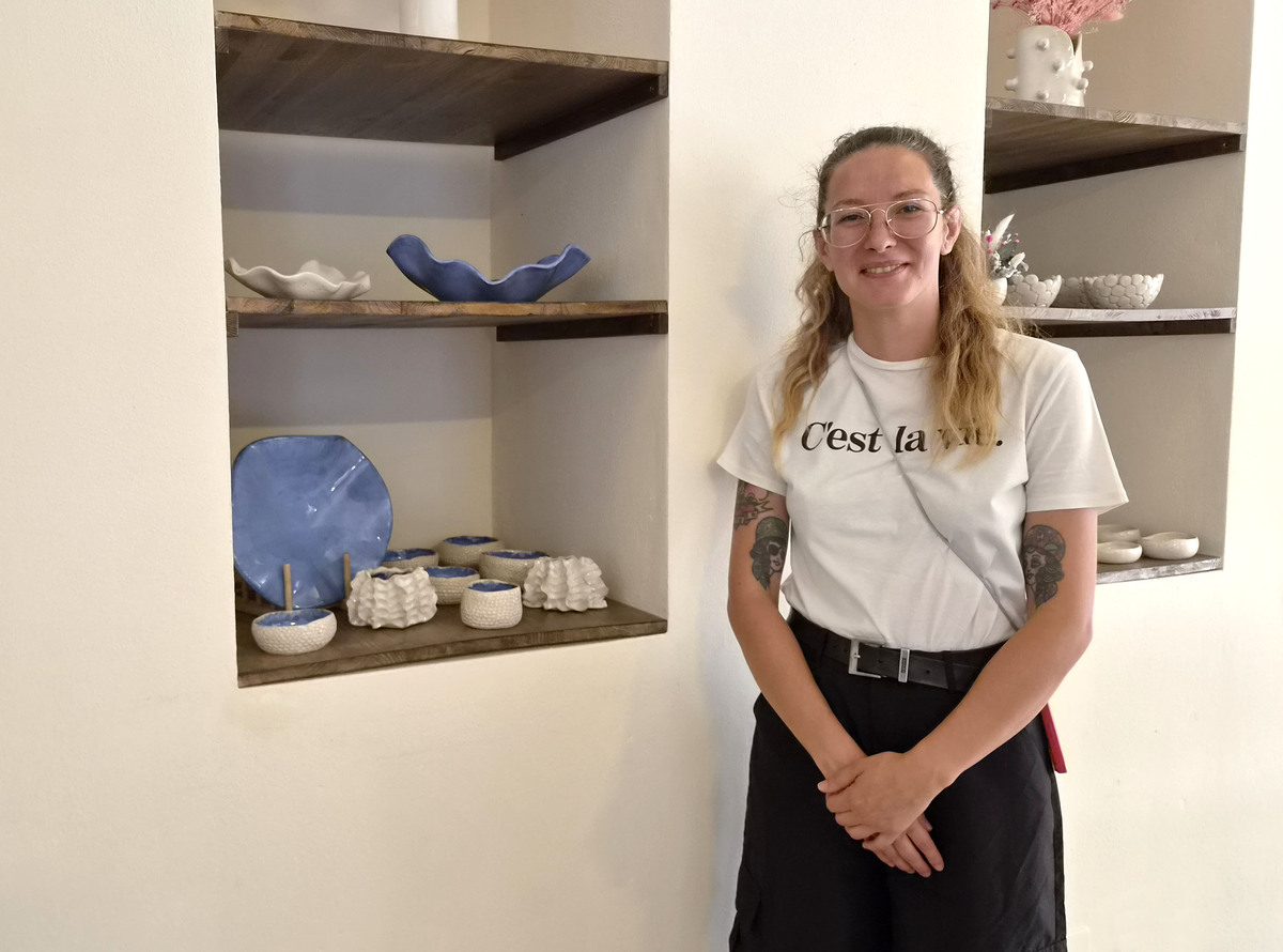Valentina, la ceramista giramondo stregata dal Sacro Monte: «Il mio? Un atelier aperto alla bellezza e all'amicizia»