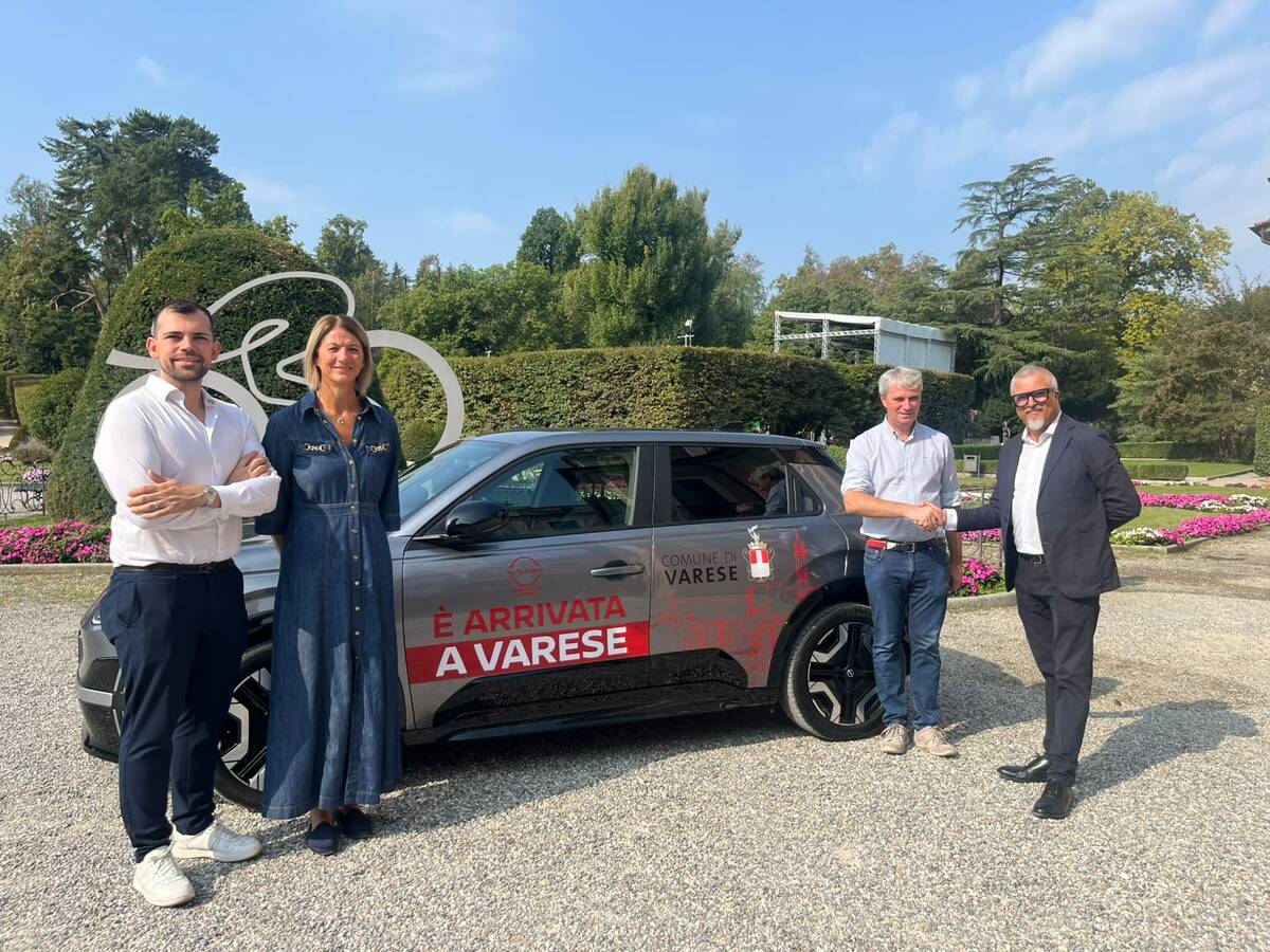 Mobilità sostenibile. Una nuova auto full electric a disposizione del Comune di Varese