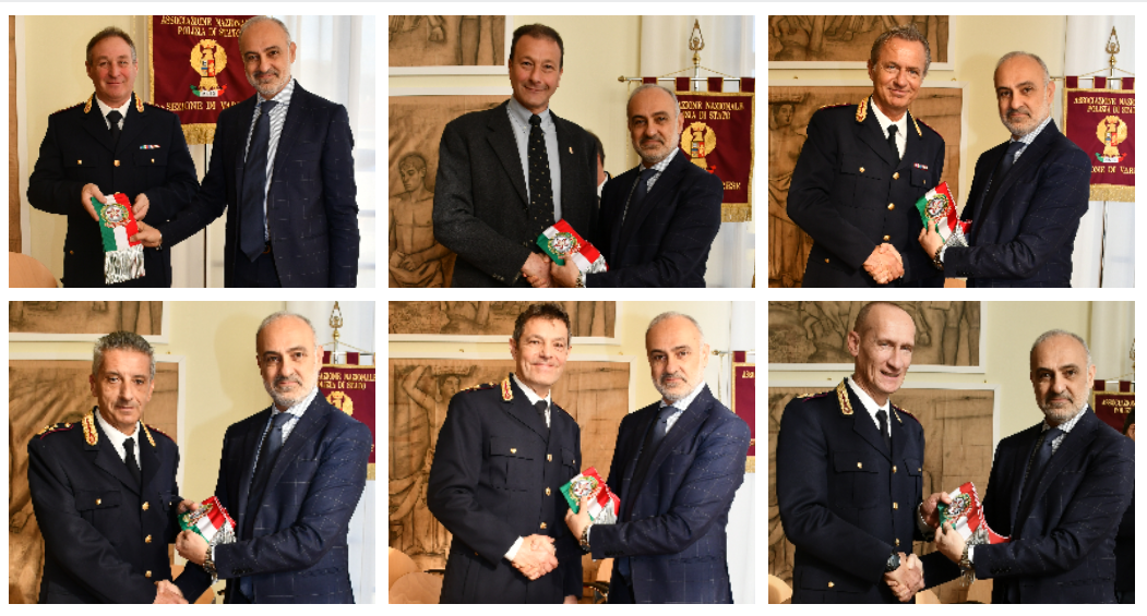 Polizia, Il Riconoscimento Della Sciarpa Tricolore Al Commissario Andrea Cervellera