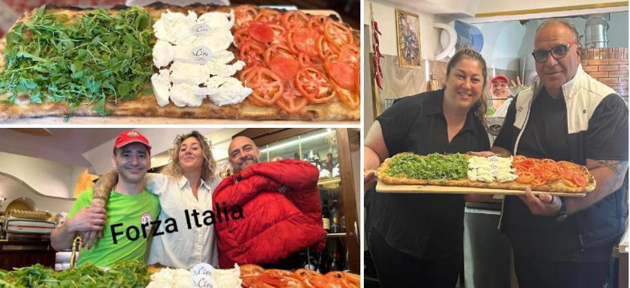 Novanta centimetri di pizza tricolore: da Ciro l&amp;#39;Italia vince anche a ...