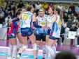 Orgoglio Uyba contro Scandicci (foto Gabriele Alemani, Lega Volley Femminile)