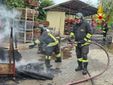 L'intervento dei vigili del fuoco a Samarate L'intervento dei vigili del fuoco a Samarate