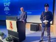 Alcuni momenti della celebrazione a Ville Ponti per il 174esimo anniversario della festa della Polizia di Stato