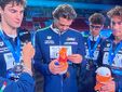 La staffetta azzurra d'argento