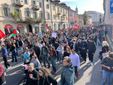 Le immagini della manifestazione di Varese per Gaza