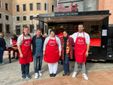 Il food truck di PizzAut in piazza Monte Grappa a Varese