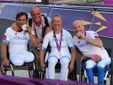 L’argento del Team Relay dell’Italia a Londra 2012 con Bof tra Alex Zanardi, Francesca Fenocchio e Vittoria Podestà L’argento del Team Relay dell’Italia a Londra 2012 con Bof tra Alex Zanardi, Francesca Fenocchio e Vittoria Podestà