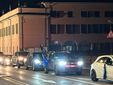 I caroselli nerazzurri in via Sacco davanti al Comune di Varese