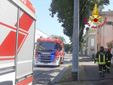 I vigili del fuoco sul posto