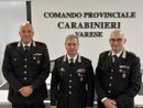 Da sinistra: il capitano Galesi, il colonnello Gagliardo e il maggiore Convertino Da sinistra: il capitano Galesi, il colonnello Gagliardo e il maggiore Convertino