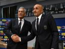 Gravina e Spalletti, non è finita bene (foto dal profilo Facebook ufficiale della Figc) Gravina e Spalletti, non è finita bene (foto dal profilo Facebook ufficiale della Figc)