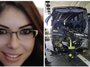 Domenica Russo e l'autobus dopo l'incidente dove la maestra di Sesto Calende ha perso la vita Domenica Russo e l'autobus dopo l'incidente dove la maestra di Sesto Calende ha perso la vita
