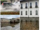 Sopra viale Pirandello, sotto via Pozzi. A lato, Palazzo Cicogna si specchia