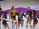 Scandicci-Uyba 3-1: alcune fasi del match (foto Lega Volley Femminile) Scandicci-Uyba 3-1: alcune fasi del match (foto Lega Volley Femminile)