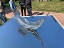 La piuma del monumento in una foto d'archivio