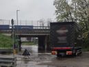 FOTO. Allagato il sottopasso della zona industriale di Cassano-Gallarate