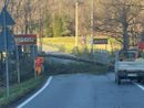 Albero abbattuto dal vento in località Bevera, tra i Comuni di Arcisate e Viggiù