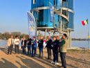 L'inaugurazione della nuova torretta del canottaggio sul lungolago di Gavirate