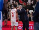 Coach Kastritis a colloquio con Mitrou-Long (foto Fabio Averna)