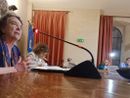 La sindaca di Angera Marcella Androni in consiglio comunale