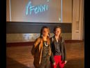 Un momento della splendida serata al Teatro Vittoria con l'artista Patrizia Pfenninger, sul palco con Chiara Spinnato, e il suo "Pfenni Files"