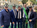 Cosentino all'adunata di Biella