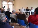 Un momento dell'incontro pubblico sulla sicurezza a Besozzo (foto di Angela Garro) Un momento dell'incontro pubblico sulla sicurezza a Besozzo (foto di Angela Garro)