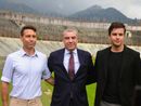 Il ds Battaglino, il presidente Girardi e Giovanni Rosati
