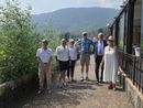 La delegazione dell'Autorità Bacino del Ceresio con l'economista Wescott con la moglie La delegazione dell'Autorità Bacino del Ceresio con l'economista Wescott con la moglie