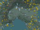 immagine da Flightradar24