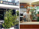 La trattoria pizzeria "Senza Nome" di viale Borri 311 gestita da Gianluca, a destra nella foto, e da mamma Ines