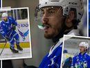 William Peterson, attaccante di 23 anni protagonista al Chiavenna nella vittoria del campionato di Division I (foto Hockey Club Chiavenna)