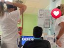 La foto postata sui social dal sindaco Marco Colombo per ringraziare medici e infermieri del Pronto Soccorso del Circolo