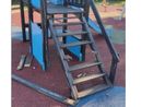 Struttura danneggiata al parco giochi Vittorio Primi Struttura danneggiata al parco giochi Vittorio Primi