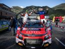 Mendrisio - Rally, 27° Rally Ronde del Ticino. Andrea Crugnola e la co-pilota Moira Lucca-Forni in trionfo (Foto Ti-Press / Elia Bianchi dal sul sito www.copyrightfree.ch) Mendrisio - Rally, 27° Rally Ronde del Ticino. Andrea Crugnola e la co-pilota Moira Lucca-Forni in trionfo (Foto Ti-Press / Elia Bianchi dal sul sito www.copyrightfree.ch)