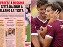 A sinistra la pagina della Gazzetta di ieri con l'articolo di Nicola Binda che dà il Varese per favorito, a destra Nicolò Franzoni, attaccante ventenne neo acquisto della Varesina e protagonista nella Primavera del Toro (foto dal sito ufficiale Torino FC) A sinistra la pagina della Gazzetta di ieri con l'articolo di Nicola Binda che dà il Varese per favorito, a destra Nicolò Franzoni, attaccante ventenne neo acquisto della Varesina e protagonista nella Primavera del Toro (foto dal sito ufficiale Torino FC)