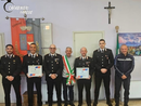 La consegna della targa del Comune di Mercallo ai carabinieri di Gallarate, Sesto Calende e Ternate La consegna della targa del Comune di Mercallo ai carabinieri di Gallarate, Sesto Calende e Ternate