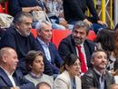 Da sinistra l'assessore allo Sport e il sindaco di Varese, Stefano Malerba e Davide Galimberti, accanto a Giuseppe Pirola per assistere a Busto alla prima partita di campionato dell'Uyba contro Conegliano. Sotto Galimberti con il vice sindaco bustocco Luca Folegani e, poi, anche con l'assessore Manuela Maffioli (Foto Galbiati) Da sinistra l'assessore allo Sport e il sindaco di Varese, Stefano Malerba e Davide Galimberti, accanto a Giuseppe Pirola per assistere a Busto alla prima partita di campionato dell'Uyba contro Conegliano. Sotto Galimberti con il vice sindaco bustocco Luca Folegani e, poi, anche con l'assessore Manuela Maffioli (Foto Galbiati)