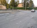 Le strisce pedonali "sparite" da via Astico Le strisce pedonali "sparite" da via Astico