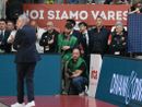 "L'ufficio facce" di Masnago dice tutto: Sogolow, Kastritis e soprattutto Luis Scola (foto di Fabio Averna)