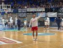 Giancarlo Ferrero prima dell'inizio di gara 2 di finale dei playoff di Serie A2