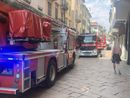 Principio di incendio in un negozio di corso Matteotti. In centro arrivano i vigili del fuoco