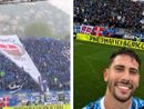 Curva stracolma e selfie vittoria per Goldaniga (foto tratte dalla pagina Facebook di Como 1907)