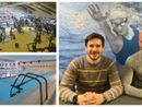 Matteo Poretti e Stefano Galante, rispettivamente responsabile del reparto acqua e della zona fitness dell'Acinque Ice Arena