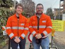 Da sinistra Marco Iannotti e Luigi Santaniello, tecnico progettazione e direzione lavori Alfa
