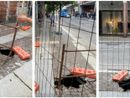VIDEO. Varese, si apre una voragine in via Morosini