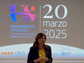 Il rettore  Anna Gervasoni a "Università svelate"
