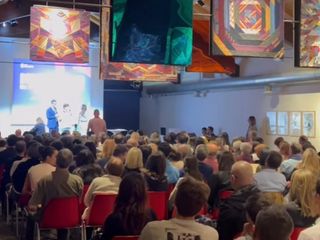 La cerimonia nella Sala Arazzi del Polo Culturale HIC del Maga